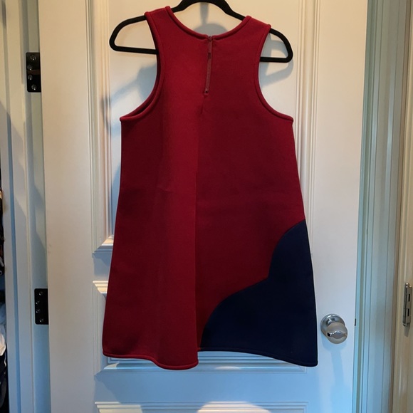 Cynthia Rowley: Red A line Flare Dress - Picture 5 of 5